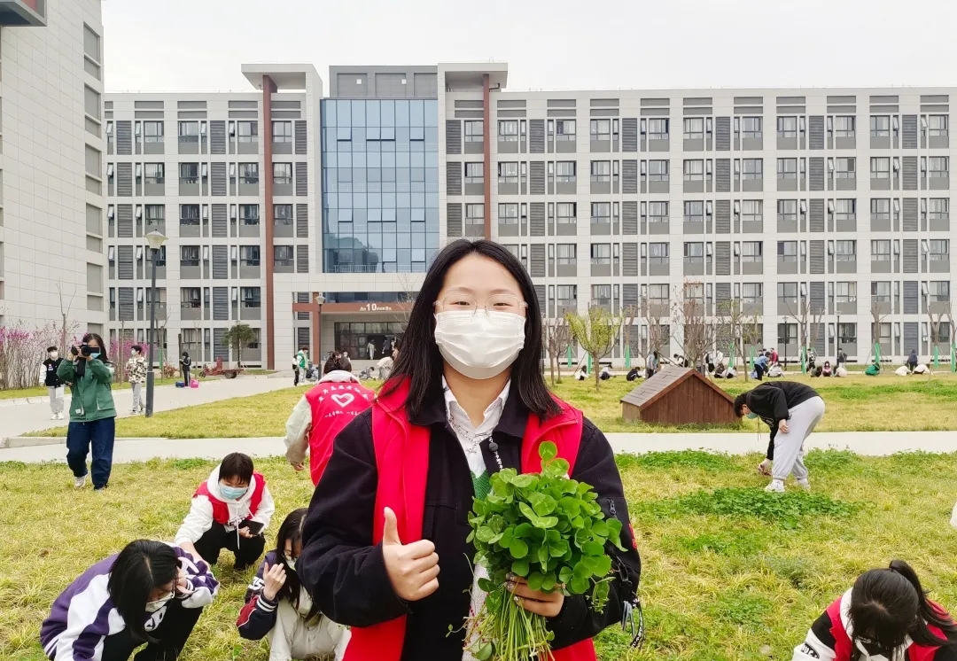 【志愿服務(wù)】去除雜草迎新綠，一展校園青春色