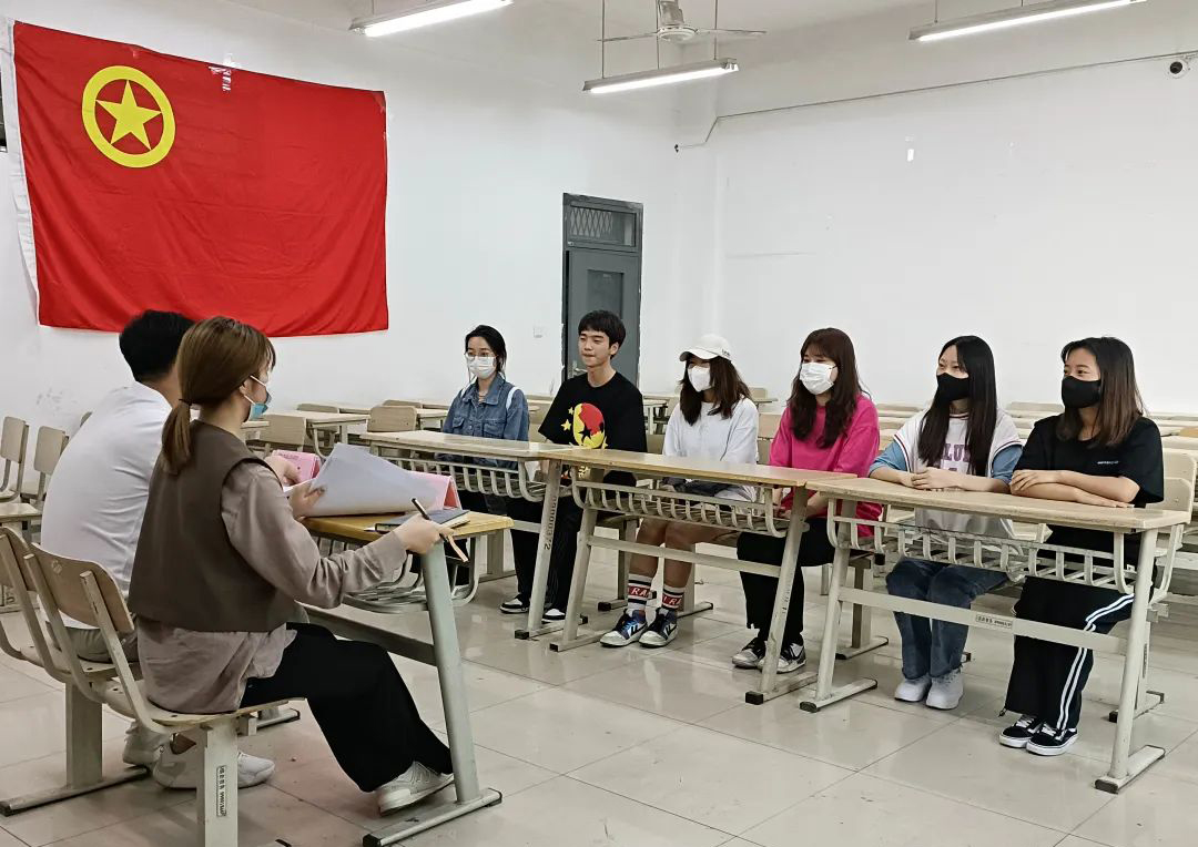 【團(tuán)學(xué)活動(dòng)】學(xué)院組織2022年第一批發(fā)展團(tuán)員面試活動(dòng)